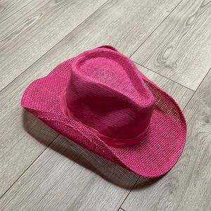 Pink cowgirl hat